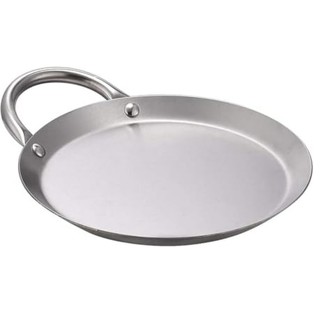 Mexican Style 11.5 Stainless Steel Flat Circle Fry Pan Comal With Handle
Mexican Style 11.5 Stainless Steel Flat Circle Fry Pan Comal With Handle