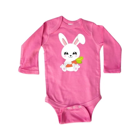 Inktastic Cute Bunny White Bunny Bunny With Carrot Rabbit Gift Baby Boy or Baby Girl Long Sleeve Bodysuit
Inktastic Cute Bunny White Bunny Bunny With Carrot Rabbit Gift Baby Boy or Baby Girl Long Sleeve Bodysuit