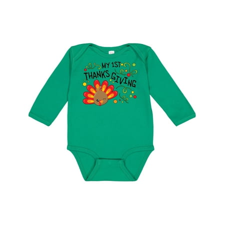 Inktastic My First Thanksgiving- cute turkey Gift Baby Boy or Baby Girl Long Sleeve Bodysuit
Inktastic My First Thanksgiving- cute turkey Gift Baby Boy or Baby Girl Long Sleeve Bodysuit