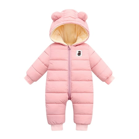 Frontwalk Baby Loose One Piece Onesies Solid Color Casual Hooded Jumpsuit Infant Fleece Travel Puffer Romper Pink 73cm
Frontwalk Baby Loose One Piece Onesies Solid Color Casual Hooded Jumpsuit Infant Fleece Travel Puffer Romper Pink 73cm