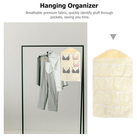 16 Pockets Door Hanging Bags Home Shoe Rack Hanger Storage Organizer for Underwear Socks Bras Large Capacity Easy to Use with Hanger on The Wall Over Door Closet-Beige
16 Pockets Door Hanging Bags Home Shoe Rack Hanger Storage Organizer for Underwear Socks Bras Large Capacity Easy to Use with Hanger on The Wall Over Door Closet-Beige