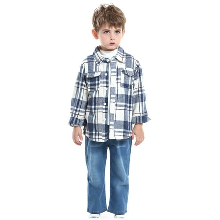 Geire Toddler Kids T-Shirts Trendy Lattice Pattern Print Long Sleeves Lapel Casual Top Shirt for Boys and Girls 6 Months-6 Years
Geire Toddler Kids T-Shirts Trendy Lattice Pattern Print Long Sleeves Lapel Casual Top Shirt for Boys and Girls 6 Months-6 Years