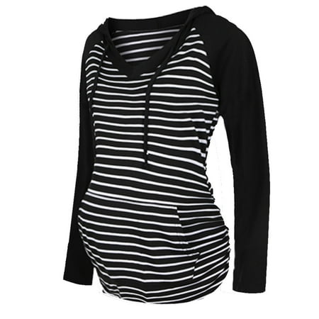 NIUREDLTD Women Maternity Casual Long Sleeve V Neck Drawstring Hoodie Thin Sweatshirts Blouse Top With Pocket
NIUREDLTD Women Maternity Casual Long Sleeve V Neck Drawstring Hoodie Thin Sweatshirts Blouse Top With Pocket