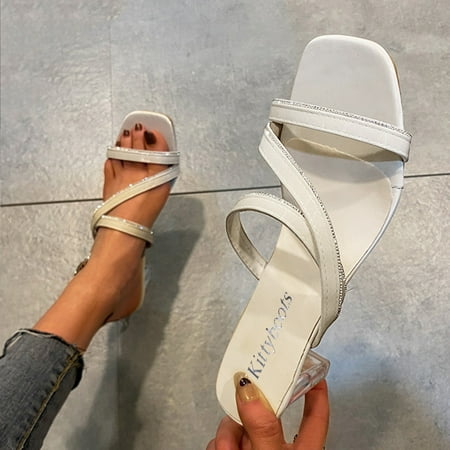 HIBRO Fashion Womens Chunky High Heels Breathable Slip On Rhinestone Shoes Casual Sandals
HIBRO Fashion Womens Chunky High Heels Breathable Slip On Rhinestone Shoes Casual Sandals