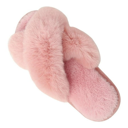Women s Soft Plush Lightweight House Slippers Fuzzy Cross Band Slip on Open Toe Cozy Indoor Outdoor Slippers
Women s Soft Plush Lightweight House Slippers Fuzzy Cross Band Slip on Open Toe Cozy Indoor Outdoor Slippers