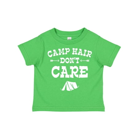 Inktastic Camp Hair Tent Gift Toddler Toddler Girl T-Shirt