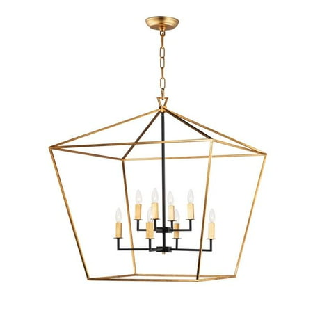 Maxim 25154GLTXB 33 in. Abode 8 Light Gold Leaf & Textured Black Multi-Tier Chandelier Ceiling Light - E12 Candelabra
Maxim 25154GLTXB 33 in. Abode 8 Light Gold Leaf & Textured Black Multi-Tier Chandelier Ceiling Light - E12 Candelabra