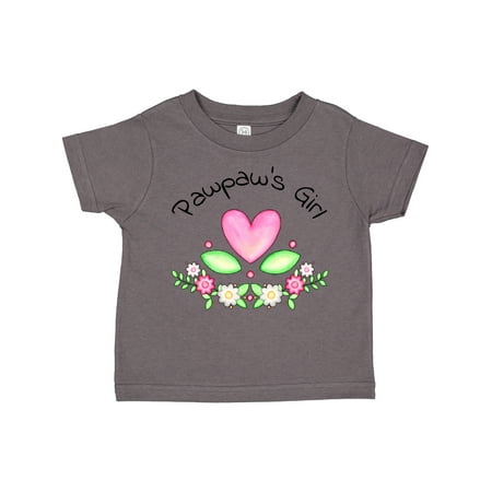 Inktastic Pawpaw s Girl- Heart Flowers Gift Toddler Toddler Girl T-Shirt 
Inktastic Pawpaw s Girl- Heart Flowers Gift Toddler Toddler Girl T-Shirt