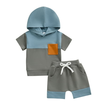 Bagilaanoe 2pcs Toddler Baby Boy Girl Contrast Color Shorts Set Short Sleeve Hooded T Shirt Tops + Shorts 6M 12M 18M 24M 3T 4T Kids Casual Summer Clothes
Bagilaanoe 2pcs Toddler Baby Boy Girl Contrast Color Shorts Set Short Sleeve Hooded T Shirt Tops + Shorts 6M 12M 18M 24M 3T 4T Kids Casual Summer Clothes