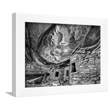 Anasazi Granary, Cedar Mesa, Utah, USA Framed Print Wall Art By John Ford