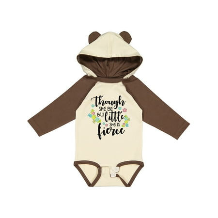 Inktastic Though She Be but Little She is Fierce Shakespeare Gift Baby Girl Long Sleeve Bodysuit
Inktastic Though She Be but Little She is Fierce Shakespeare Gift Baby Girl Long Sleeve Bodysuit
