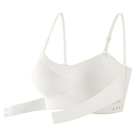 Bra Womens Non Slip Front Buckle Detachable Shoulder Strap Bra Chest Pad Underwear Polyester running sports bras for women White
Bra Womens Non Slip Front Buckle Detachable Shoulder Strap Bra Chest Pad Underwear Polyester running sports bras for women White
