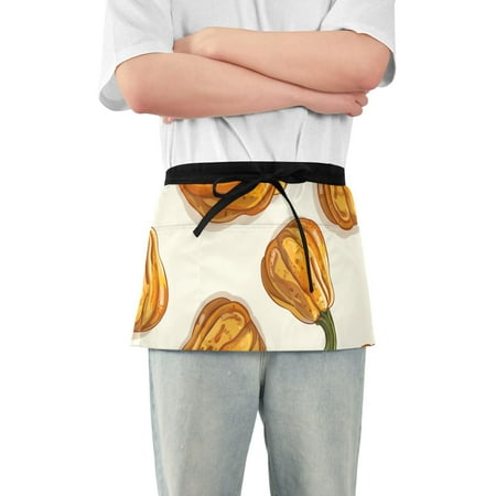 Cucumbers Waist Apron Adjustable Server Half Apron Kitchen Cooking with 3 Pockets for Men Women
Cucumbers Waist Apron Adjustable Server Half Apron Kitchen Cooking with 3 Pockets for Men Women