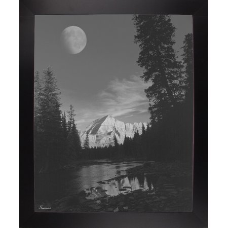 Darkside-GORSEM62159 Print 6.25"x5" by Gordon Semmens in a Affordable Black Large