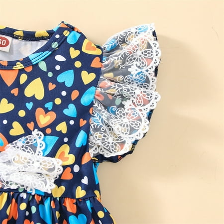 NECHOLOGY Toddler Kids Girls Fly Sleeves Lace Bowknot Love Prints Princess Dress Vintage Girl Dress Dress Blue 3-6 Months
NECHOLOGY Toddler Kids Girls Fly Sleeves Lace Bowknot Love Prints Princess Dress Vintage Girl Dress Dress Blue 3-6 Months