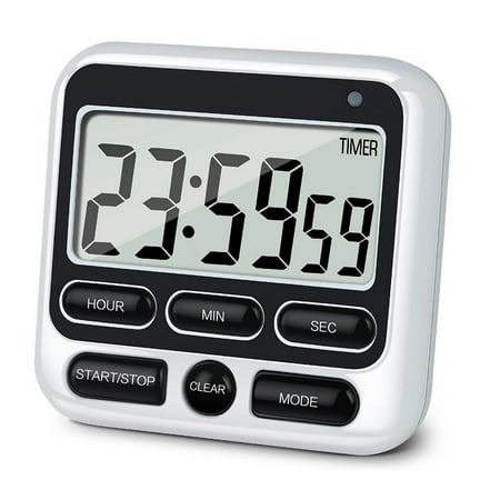 1Pcs Digital Kitchen Timer with Mute/Loud Alarm Switch ON/Off Switch 24 Hour Clock & Alarm
1Pcs Digital Kitchen Timer with Mute/Loud Alarm Switch ON/Off Switch 24 Hour Clock & Alarm