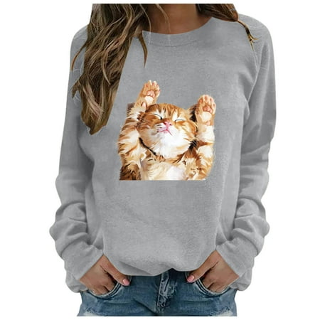 Fsqjgq Fashion Shirt Women Women Tops Long Sleeve Daily Loose Blouses Tops Under Scrub Tops for Women Long Sleeve T Shirts for Women Polyester Grey L
Fsqjgq Fashion Shirt Women Women Tops Long Sleeve Daily Loose Blouses Tops Under Scrub Tops for Women Long Sleeve T Shirts for Women Polyester Grey L