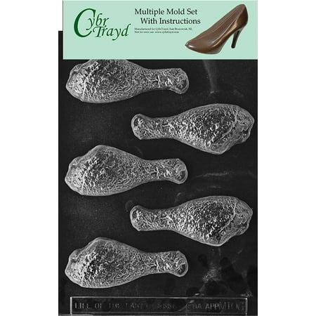 Drumstick Chocolate Candy Mold with Exclusive Cybrtrayd Copyrighted Molding Instructions Pack of 6
Drumstick Chocolate Candy Mold with Exclusive Cybrtrayd Copyrighted Molding Instructions Pack of 6
