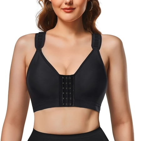Junlan Post-Surgical Bra with Front Closure for Women Wide Adjustable Straps Wirefree(Black S)
Junlan Post-Surgical Bra with Front Closure for Women Wide Adjustable Straps Wirefree(Black S)