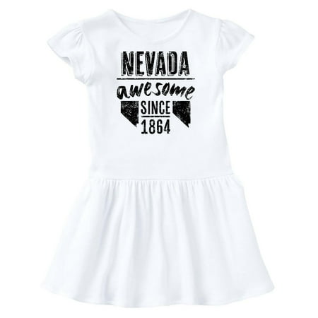Inktastic Nevada Awesome Since 1864 Gift Toddler Girl Dress