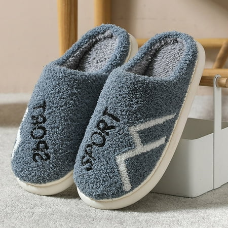 Winter Couples Men Warm Home Baotou Plush Soft Bottom Comfortable Solid Color Flat Cotton Slippers Gray 8.5
Winter Couples Men Warm Home Baotou Plush Soft Bottom Comfortable Solid Color Flat Cotton Slippers Gray 8.5