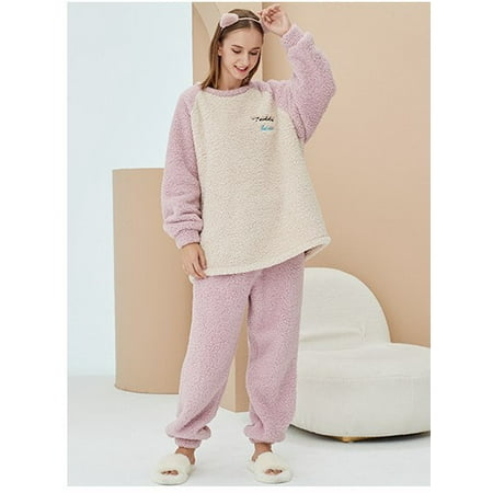 Ontno Men and Women Padded Autumn and Winter Thickened Lambswool Couple Pajamas Large Size Home Wear Set M-2xl
Ontno Men and Women Padded Autumn and Winter Thickened Lambswool Couple Pajamas Large Size Home Wear Set M-2xl