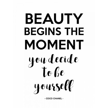 Beauty Begins Poster Print by Z Studio