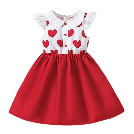 Sobgg25 Girls Dresses Toddler Short Sleeve Prints Dress Dance Party Dresses Clothes Size 3-4 Years
Sobgg25 Girls Dresses Toddler Short Sleeve Prints Dress Dance Party Dresses Clothes Size 3-4 Years