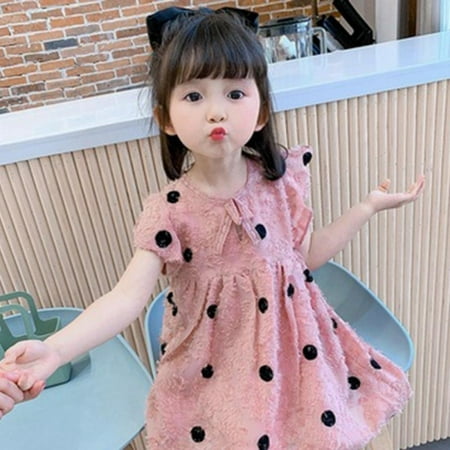 Bullpiano Summer Baby Girl Princess Dress Bow Polka Dot Lace Floral Sweet Short Sleeve Frock For Wedding Party Kid Children Clothes
Bullpiano Summer Baby Girl Princess Dress Bow Polka Dot Lace Floral Sweet Short Sleeve Frock For Wedding Party Kid Children Clothes