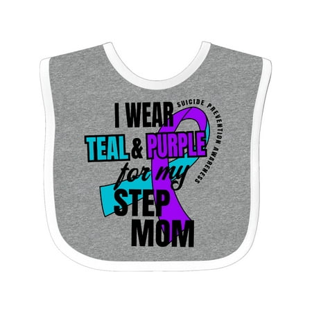 Inktastic Suicide Prevention I Wear Teal and Purple for My Step Mom Gift Baby Boy or Baby Girl Bib
Inktastic Suicide Prevention I Wear Teal and Purple for My Step Mom Gift Baby Boy or Baby Girl Bib