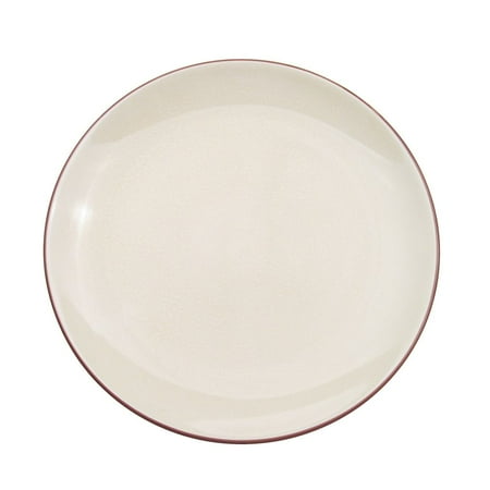 Japanese Style Coupe Plate Creamy White 12 Dia. X 1-1/2 H Stoneware Assorted 2 packs