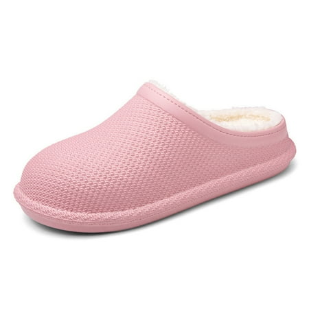 Non-Slip Home Slippers Plush Lining Warm Thick Winter Men Women Slippers Solid Color Pink 30-31
Non-Slip Home Slippers Plush Lining Warm Thick Winter Men Women Slippers Solid Color Pink 30-31