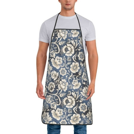 Aprons for Men Women - Black White Flower Paisley Cooking Kitchen Apron Chef Apron Waterproof Apron for Painting Pottery Baking BBQ Gardening Salon Gift For women Men
Aprons for Men Women - Black White Flower Paisley Cooking Kitchen Apron Chef Apron Waterproof Apron for Painting Pottery Baking BBQ Gardening Salon Gift For women Men