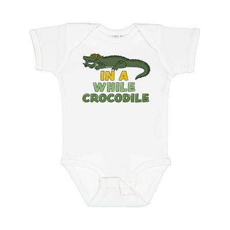 Inktastic In a While Crocodile with Cool Green Crock in Sunglasses Boys or Girls Baby Bodysuit
Inktastic In a While Crocodile with Cool Green Crock in Sunglasses Boys or Girls Baby Bodysuit