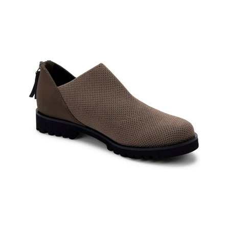 Aqua College Womens Hilda Slide On Back Zipper Heels