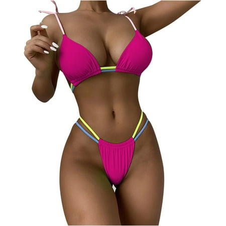 VKEKIEO Two-Piece Sets Swimsuit Sport Bra Style Padded Hot Pink L
VKEKIEO Two-Piece Sets Swimsuit Sport Bra Style Padded Hot Pink L