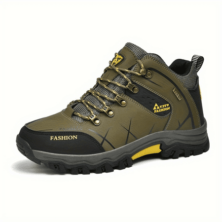 HENGYYANGUCYY Stylish and Sturdy Mens High Top Hiking Boots - Ultra-Comfortable Durable Non-Slip - Perfect for Outdoor Adventures with Secure Lace-Up Design - Ideal Fashionable Casual S
HENGYYANGUCYY Stylish and Sturdy Mens High Top Hiking Boots - Ultra-Comfortable Durable Non-Slip - Perfect for Outdoor Adventures with Secure Lace-Up Design - Ideal Fashionable Casual S