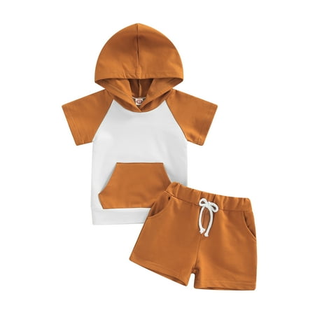 Newborn Baby Boy Girl Summer Clothes Color Block Short Sleeve Hooded Top Shorts Set Toddler Casual Outfits
Newborn Baby Boy Girl Summer Clothes Color Block Short Sleeve Hooded Top Shorts Set Toddler Casual Outfits