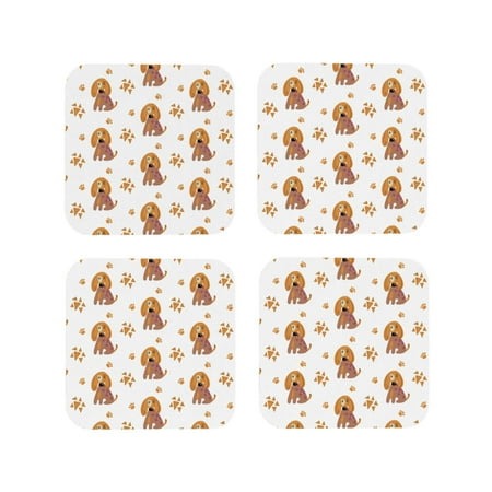 Leather Coasters with Heat-resistant for Drinks Cute Dog Puppy Footprints Cup Coasters Cup Pad Mat for Tabletop Protection Coffee Table Office Desk and Housewarming Gift
Leather Coasters with Heat-resistant for Drinks Cute Dog Puppy Footprints Cup Coasters Cup Pad Mat for Tabletop Protection Coffee Table Office Desk and Housewarming Gift