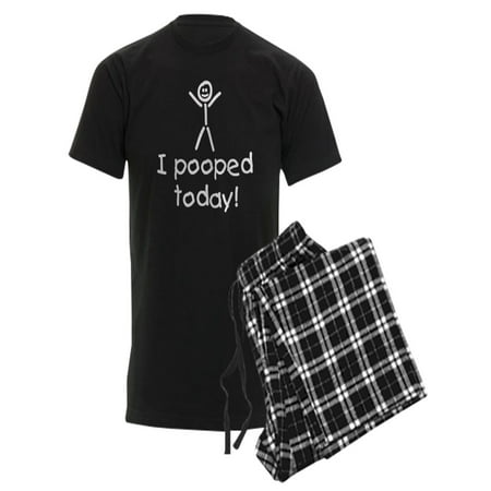 CafePress - I Pooped Today Silly - Men s Dark Pajamas