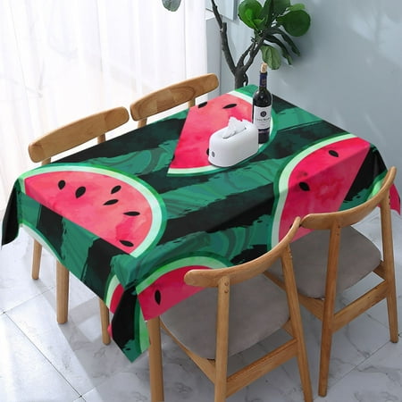 Tablecloth Watermelon Table Cloth For Rectangle Tables Waterproof Resistant Picnic Table Covers For Kitchen Dining/Party(54x72in)
Tablecloth Watermelon Table Cloth For Rectangle Tables Waterproof Resistant Picnic Table Covers For Kitchen Dining/Party(54x72in)
