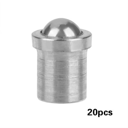 

LYUMO 20 pcs 304 Stainless Steel Precision Positioning Beads Screw Smooth Spring Ball Plunger Ball Plunger Spring Ball Plunger