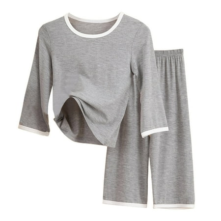 Christmas Pajamas For Kids Children s Homewear Boys Girls Autumn Winter Long Sleeve Solid Color Pajamas Suit Comfortable And Warm Children s Clothing Boys Pajama Sets(Color:Grey Size:7-8 Years)
Christmas Pajamas For Kids Children s Homewear Boys Girls Autumn Winter Long Sleeve Solid Color Pajamas Suit Comfortable And Warm Children s Clothing Boys Pajama Sets(Color:Grey Size:7-8 Years)