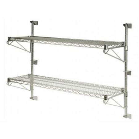 Focus Foodservice FWPS24CH 24 in. chromate finish wall post