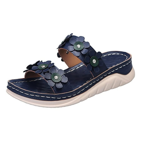 Tagold New Wedge Heel Hollow Stud Flower Sandals Women s Fish Mouth High Heel Sandals Dark Blue 36
Tagold New Wedge Heel Hollow Stud Flower Sandals Women s Fish Mouth High Heel Sandals Dark Blue 36
