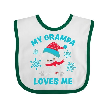 Inktastic Polar Bear My Grampa Loves Me in Santa Hat with Snowflakes Gift Baby Boy or Baby Girl Bib
Inktastic Polar Bear My Grampa Loves Me in Santa Hat with Snowflakes Gift Baby Boy or Baby Girl Bib
