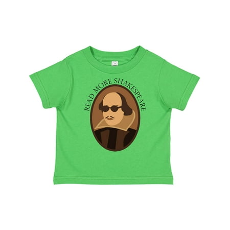 Inktastic Read More Shakespeare Fun Gift Toddler Boy or Toddler Girl T-Shirt