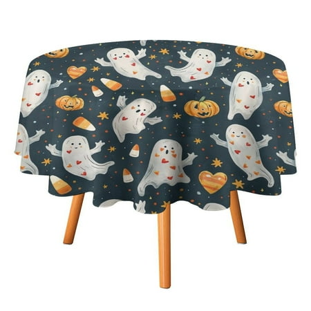 JINGDS Ghost Heart Whimsy-386 Round Table Cloth Halloween Tablecloth Thanksgiving Day Table Cloth Round Cover Circle Tablecloth for Halloween Thanksgiving Fall Party
JINGDS Ghost Heart Whimsy-386 Round Table Cloth Halloween Tablecloth Thanksgiving Day Table Cloth Round Cover Circle Tablecloth for Halloween Thanksgiving Fall Party