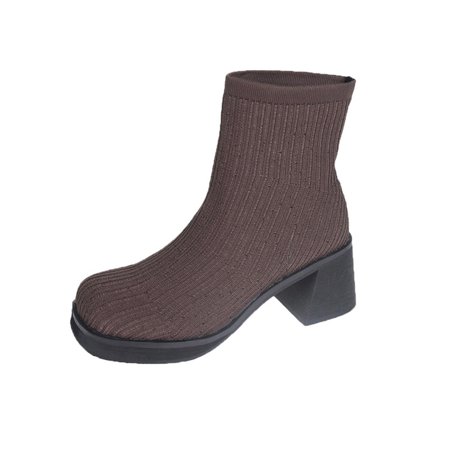 Dyfzdhu 2022 Women s Autumn And Winter New Vintage British Style Round Head Thick Heel Elastic Flying Weaving Socks Boots Fashion Boots
Dyfzdhu 2022 Women s Autumn And Winter New Vintage British Style Round Head Thick Heel Elastic Flying Weaving Socks Boots Fashion Boots