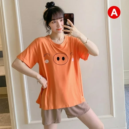 Rumida Pajamas for Women Short Sleeve Pajama Set with Shorts Two Piece Sets Sleepwear Gift for Girlfriends Mom Wife Daughter Sisters Pajamas Lightweight Soft Comfy and Feel L A
Rumida Pajamas for Women Short Sleeve Pajama Set with Shorts Two Piece Sets Sleepwear Gift for Girlfriends Mom Wife Daughter Sisters Pajamas Lightweight Soft Comfy and Feel L A
